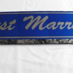 Hochzeitskennzeichen "Just married"